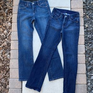 Set of 2 Pairs Woman’s Jag Jeans Slim Boot, Size 28/6